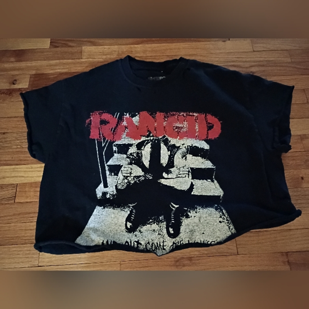 Rancid Band Cut Off T-shirt